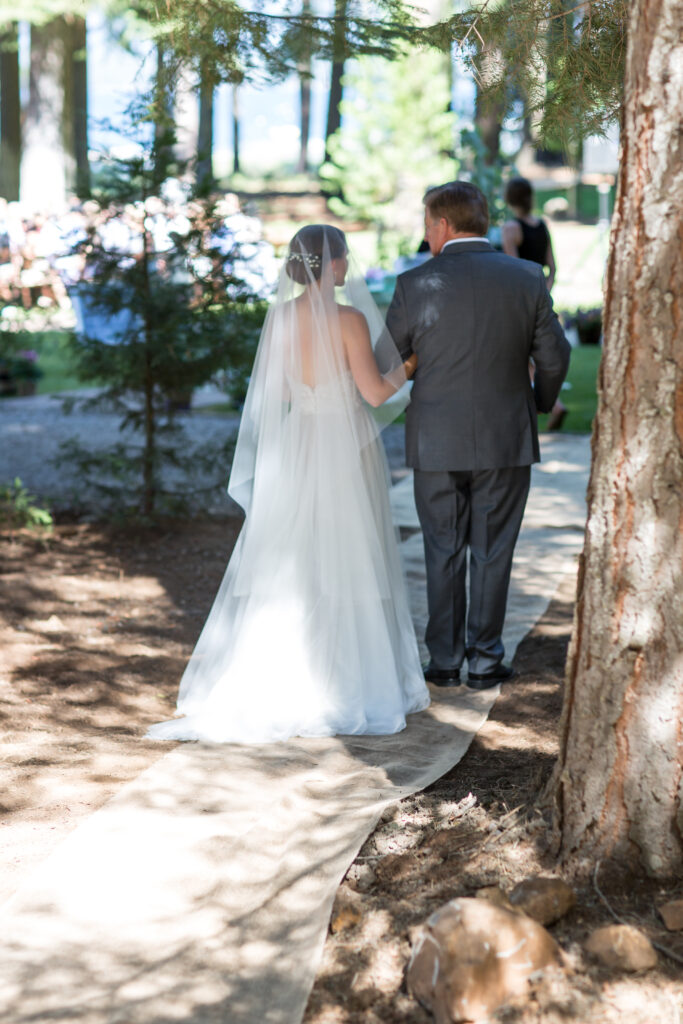 That pivotal moment in a fathers life - walking his daughter down the isle.